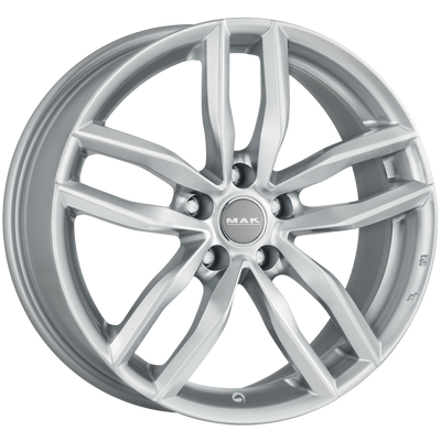 Mak Wheels - SARTHE W - Silver - SILVER - 17" x 7", 38 Offset, 5x100 (Bolt Pattern), 57.1mm HUB
