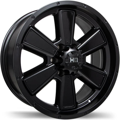 Fast HD - Tomahawk - Black - Satin Black - 18" x 9", 20 Offset, 6x135 (Bolt Pattern), 87.1mm HUB