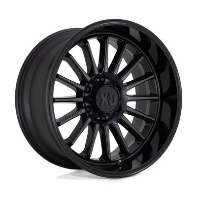 XD Series - XD857 WHIPLASH - Black - GLOSS BLACK WITH GRAY TINT - 20" x 10", -18 Offset, 5x127 (Bolt Pattern), 71.5mm HUB