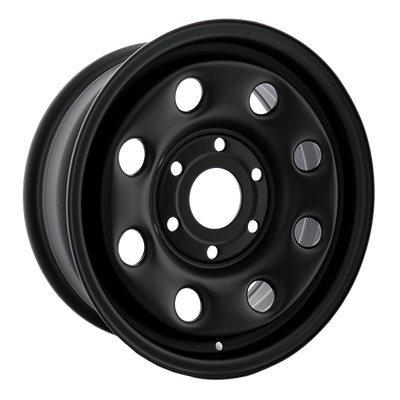 Envy Wheels - NX4 STEEL WHEEL - Black - FLAT BLACK - 16" x 6.5", 31 Offset, 6x139.7 (Bolt Pattern), 78.1mm HUB