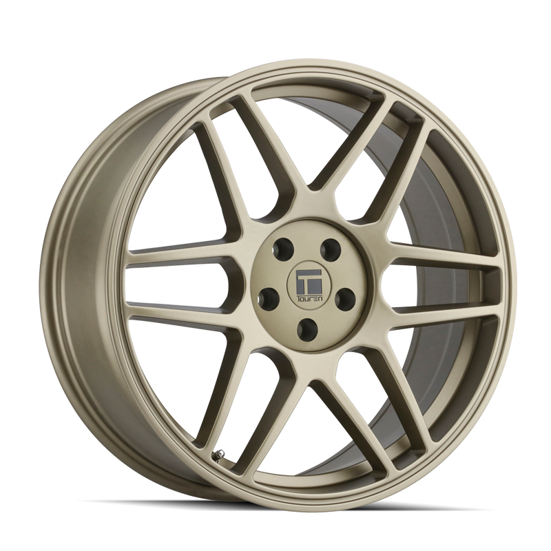Touren - TR74 - Gold - MATTE GOLD - 17" x 8", 40 Offset, 5x112/120 (Bolt Pattern), 74.1mm HUB