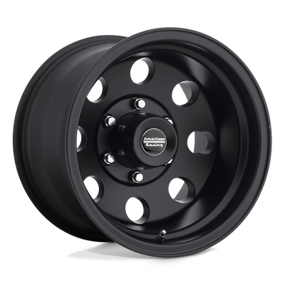 American Racing - AR172 BAJA - Black - SATIN BLACK - 17" x 9", -12 Offset, 5x127 (Bolt Pattern), 83.1mm HUB