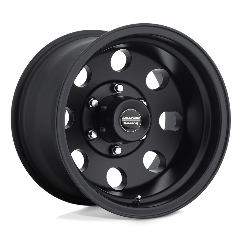 American Racing - AR172 BAJA - Black - SATIN BLACK - 17" x 9", -12 Offset, 5x127 (Bolt Pattern), 83.1mm HUB