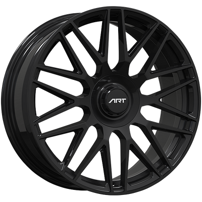 ART - Replica 302 - Black - Gloss Black - 20" x 8.5", 35 Offset, 5x112 (Bolt Pattern), 66.6mm HUB