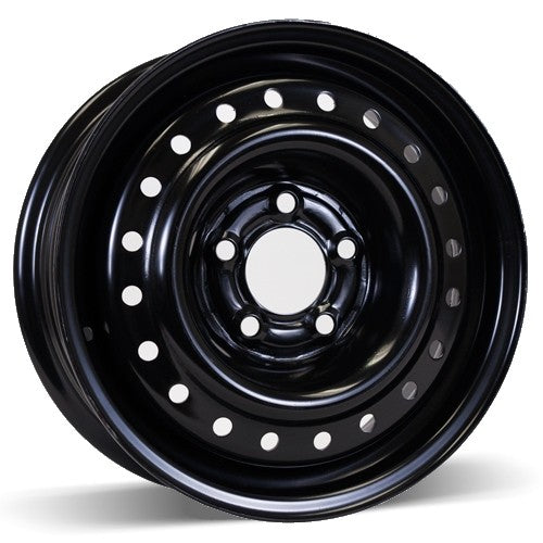 RSSW - Steel - Black - Black - 15" x 6", 39 Offset, 5x114.3 (Bolt Pattern), 71.5mm HUB