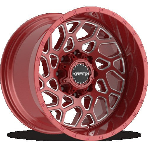 KranK Off-road - Ambush - Red Clear - 22" x 12", -44 Offset, 6x135/139.7 (Bolt Pattern), 108mm HUB