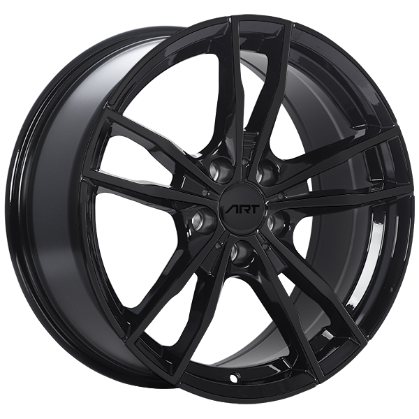 ART - Replica 190 - Black - Gloss Black - 18" x 8", 28 Offset, 5x112 (Bolt Pattern), 66.6mm HUB
