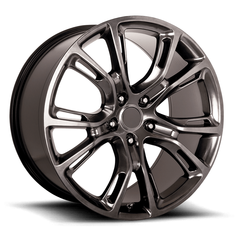 OE Creations - PR137 - Gunmetal - HYPER SILVER DARK - 20" x 9", 34 Offset, 5x127 (Bolt Pattern), 71.5mm HUB