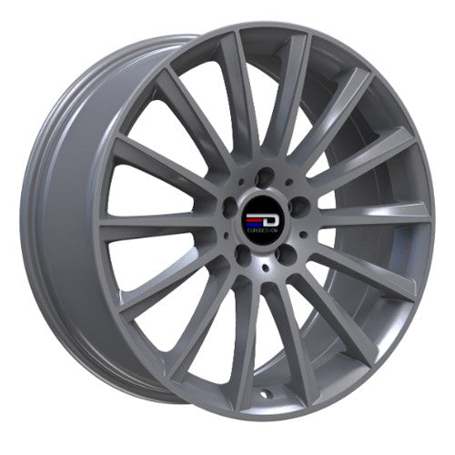 Euro Design - Sacco - Gunmetal - Matte Gunmetal - 19" x 8", 30 Offset, 5x112 (Bolt Pattern), 66.6mm HUB