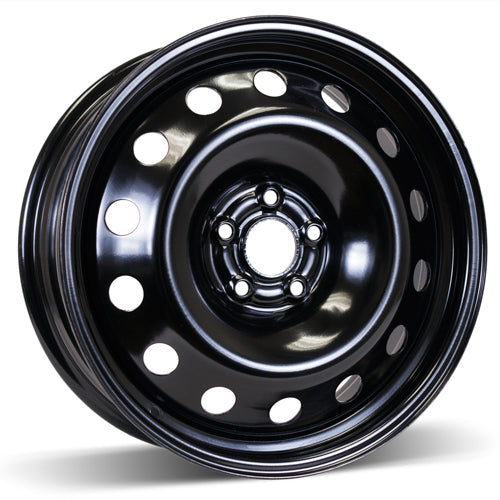 RSSW - Steel - Black - Black - 18" x 7", 39 Offset, 5x105 (Bolt Pattern), 56.6mm HUB