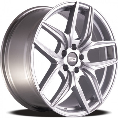 Euro Design - Forza - Silver - Silver - 20" x 9", 38 Offset, 5x108 (Bolt Pattern), 63.4mm HUB