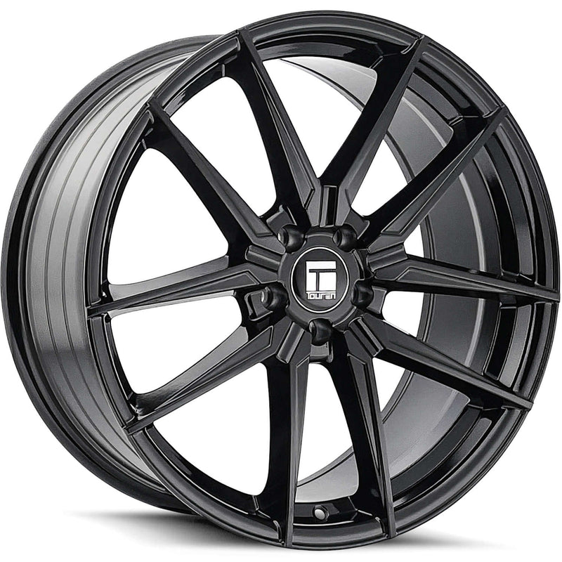 Touren - TR94 - Black - GLOSS BLACK - 18" x 8", 35 Offset, 5x112 (Bolt Pattern), 66.6mm HUB
