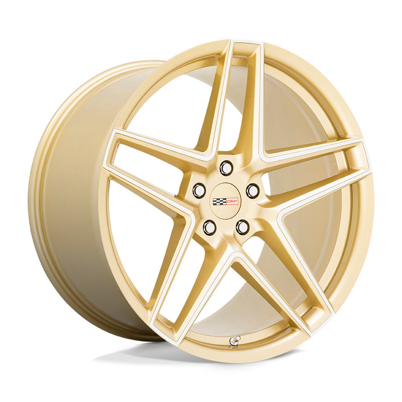 Cray Wheels - PANTHERA - Gold - GLOSS GOLD WITH MIRROR FACE - 20" x 9", 38 Offset, 5x120 (Bolt Pattern), 67.1mm HUB