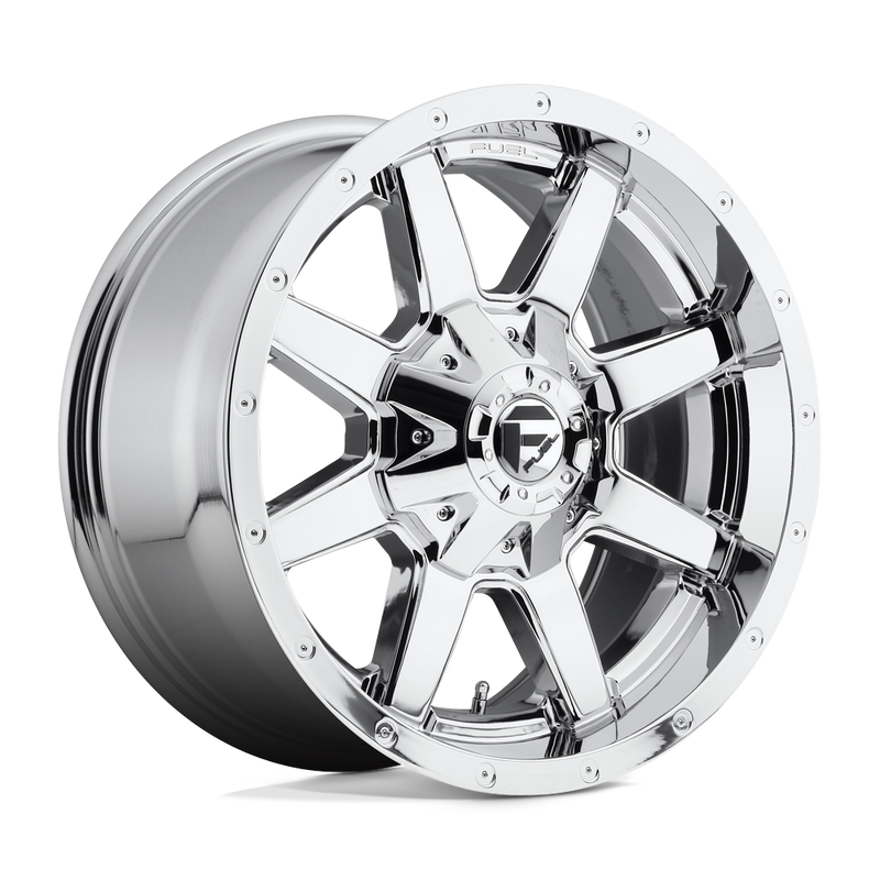 Fuel - D536 MAVERICK - Polished - CHROME PLATED - 18" x 9", 20 Offset, 6x135/139.7 (Bolt Pattern), 106.1mm HUB
