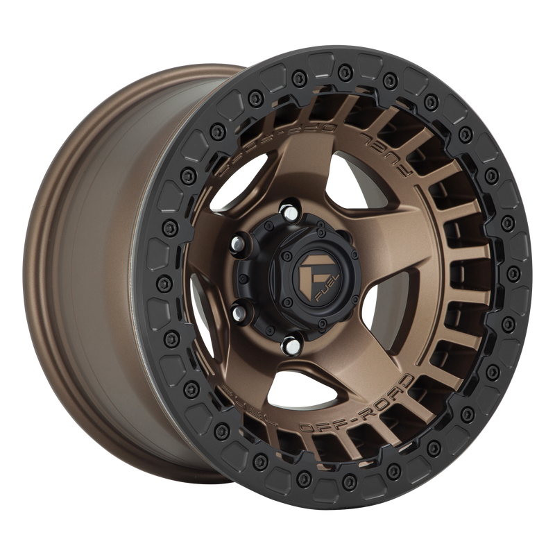 Fuel - D119 WARP BEADLOCK - Gunmetal - MATTE BRONZE - 17" x 9", -15 Offset, 6x139.7 (Bolt Pattern), 106.1mm HUB