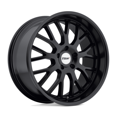 TSW Wheels - TREMBLANT - Black - Matte Black - 18" x 9.5", 20 Offset, 5x120 (Bolt Pattern), 76.1mm HUB