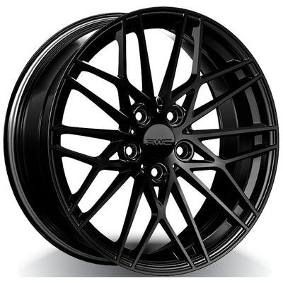 RWC - BM51 - Black - BLACK - 18" x 8", 30 Offset, 5x120 (Bolt Pattern), 72.6mm HUB