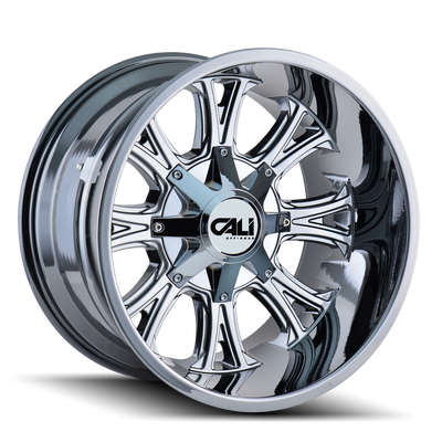 Cali Off-Road - AMERICANA - Chrome - CHROME - 20" x 12", -44 Offset, 8x165.1/170 (Bolt Pattern), 130.8mm HUB