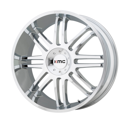 KMC Wheels - KM714 REGULATOR - Chrome - Chrome - 22" x 9.5", 30 Offset, 6x135/139.7 (Bolt Pattern), 100.3mm HUB