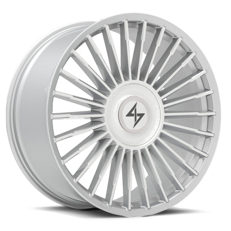 Sentali - Royale - Silver - Brushed Silver - 22" x 9", 34 Offset, 5x112/114.3 (Bolt pattern), 73.1mm HUB