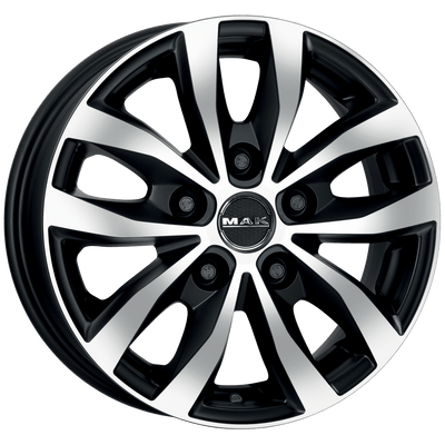 Mak Wheels - LOAD5 - Black - ICE BLACK - 17" x 7", 45 Offset, 5x118 (Bolt Pattern), 71.1mm HUB