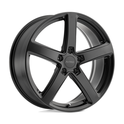 Petrol Wheels - P2A - Black - MATTE BLACK - 19" x 8", 40 Offset, 5x112 (Bolt Pattern), 72.1mm HUB