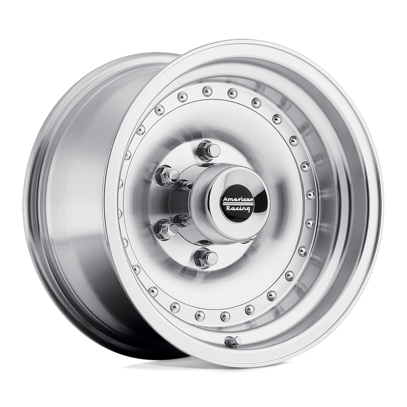 American Racing - AR61 OUTLAW I - Silver - MACHINED - 14" x 7", 0 Offset, 5x120.65 (Bolt Pattern), 83.1mm HUB