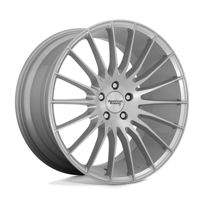 American Racing - AR934 FASTLANE - Silver - BRUSHED SILVER - 20" x 10", 40 Offset, 5x114.3 (Bolt Pattern), 72.6mm HUB