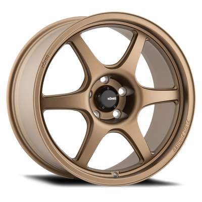 Konig - Hexaform - Bronze - Matte Bronze - 18" x 9.5", 25 Offset, 5x114.3 (Bolt Pattern), 73.1mm HUB