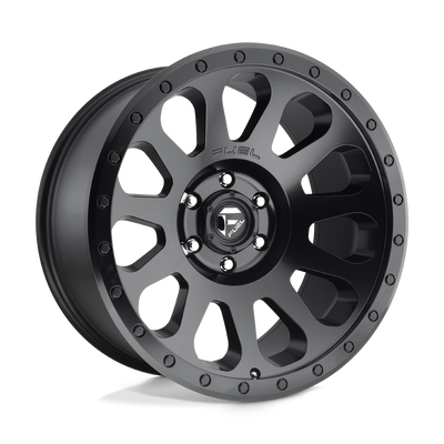 Fuel - D579 VECTOR - Black - MATTE BLACK - 20" x 10", -18 Offset, 6x139.7 (Bolt Pattern), 108mm HUB