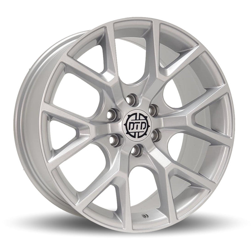 DTD - NORDIK - Silver - Silver - 17" x 8", 35 Offset, 6x139.7 (Bolt Pattern), 93.1mm HUB