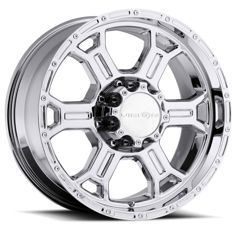 Vision Wheel Off-Road - 372 RAPTOR - Chrome - Chrome - 20" x 9.5", 18 Offset, 8x170 (Bolt Pattern), 125.2mm HUB