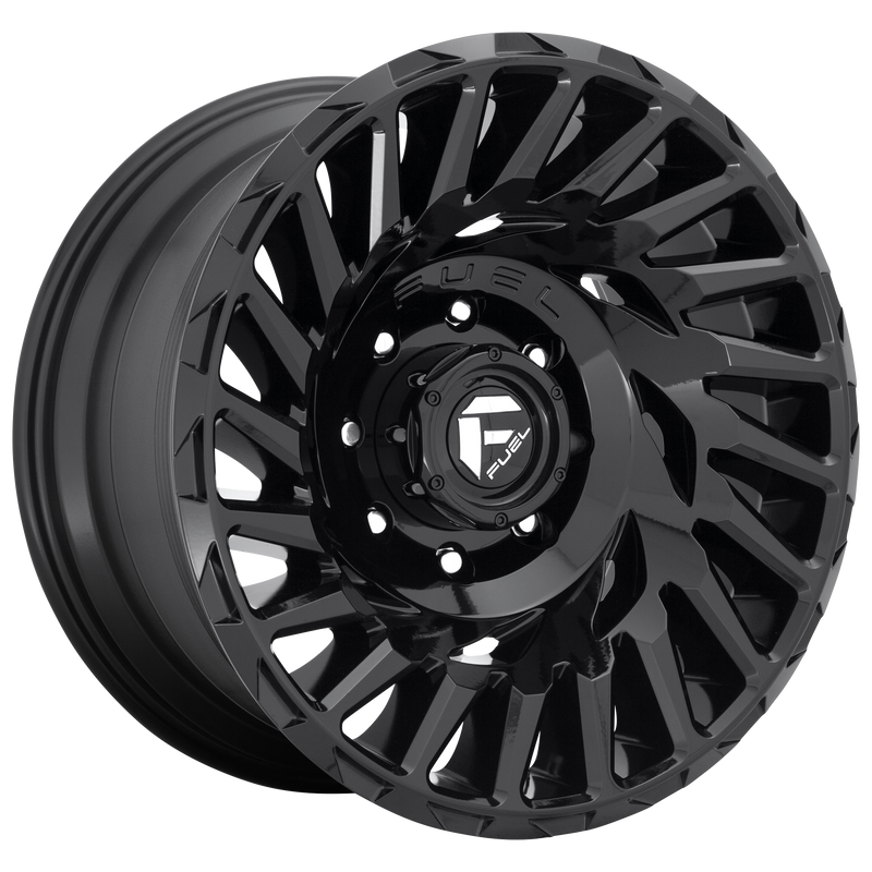 Fuel - D682 CYCLONE - Black - GLOSS BLACK - 20" x 10", -18 Offset, 5x150 (Bolt Pattern), 110.1mm HUB
