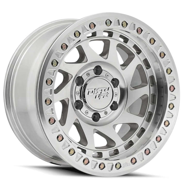 Dirty Life - ENIGMA RACE - Black - Machined - 17" x 9", -12 Offset, 8x170 (Bolt pattern), 125.2mm HUB