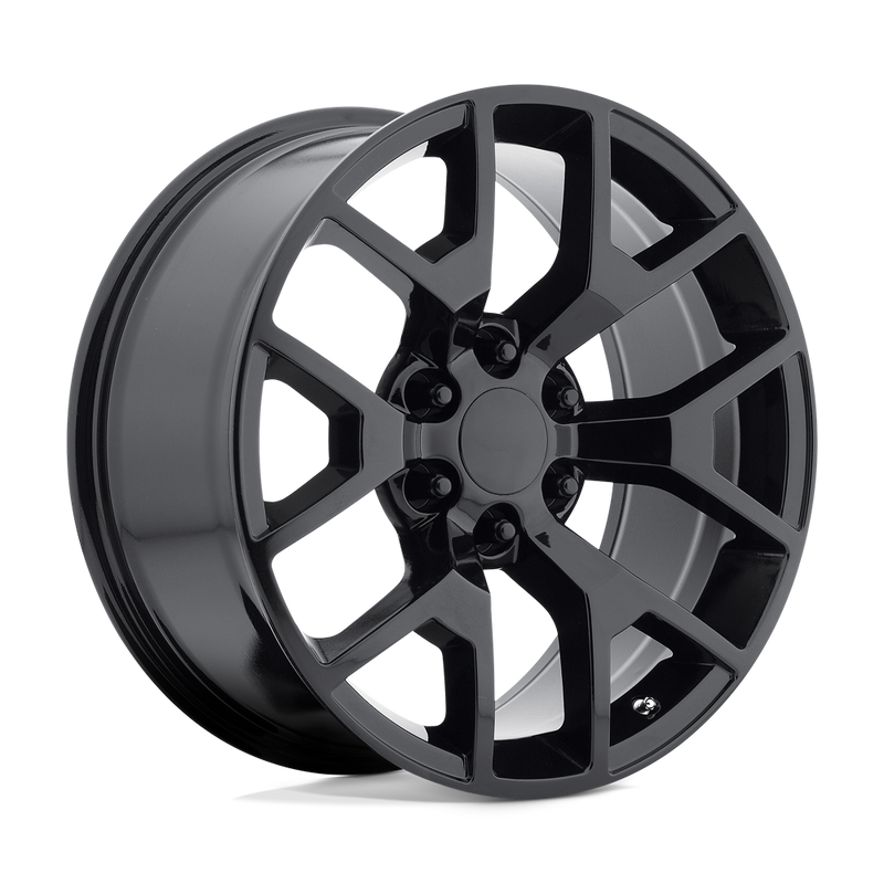 OE Creations - PR150 - Black - GLOSS BLACK WITH CLEARCOAT - 20" x 9", 27 Offset, 6x139.7 (Bolt Pattern), 78.1mm HUB