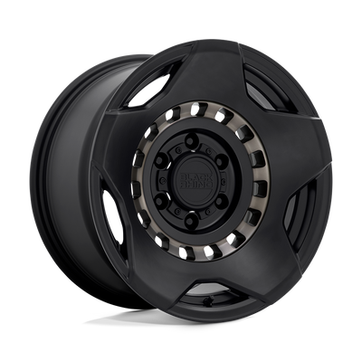 Black Rhino - MUZZLE - Black - MATTE BLACK WITH MACHINED TINTED RING - 20" x 9", -18 Offset, 6x139.7 (Bolt Pattern), 112.1mm HUB