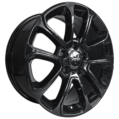 ART - Replica 251 - Black - Gloss Black - 18" x 8", 45 Offset, 5x127 (Bolt Pattern), 71.5mm HUB