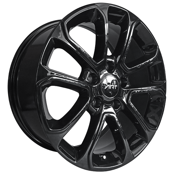 ART - Replica 251 - Black - Gloss Black - 18" x 8", 45 Offset, 5x127 (Bolt Pattern), 71.5mm HUB