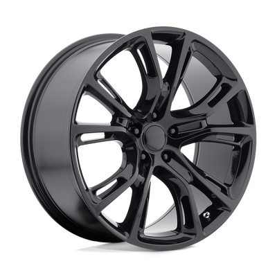 OE Creations - PR137 - Black - GLOSS BLACK - 17" x 8", 34 Offset, 5x127 (Bolt Pattern), 71.5mm HUB