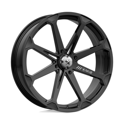 MSA Offroad Wheels - M12 DIESEL - Black - GLOSS BLACK - 22" x 7", 10 Offset, 4x156 (Bolt Pattern), 132mm HUB