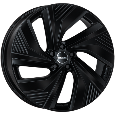 Mak Wheels - ELECTRA - Black - GLOSS BLACK - 19" x 8", 40 Offset, 5x112 (Bolt Pattern), 76mm HUB