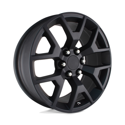 OE Creations - PR150 - Black - MATTE BLACK - 22" x 9", 27 Offset, 6x139.7 (Bolt Pattern), 78.1mm HUB