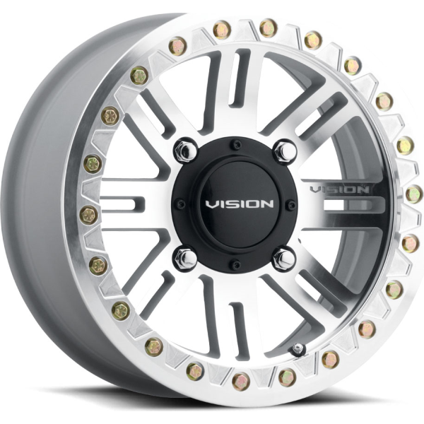 Vision Wheel ATV - 356 MANX BL2 - Polished - MACHINED - 15" x 7", 38 Offset, 4x156 (Bolt Pattern), 131.1mm HUB