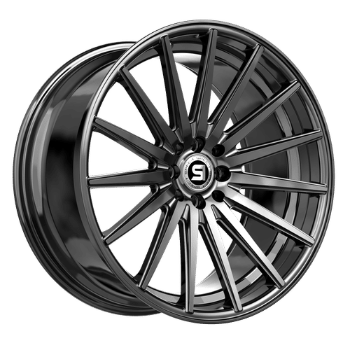 Spec-1 Racing - SP-69 - Black - Gloss Black - 20" x 8.5", 38 Offset, 5x114.3/120 (Bolt pattern), 73.1mm HUB