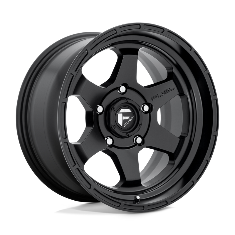 Fuel - D664 SHOK - Black - MATTE BLACK - 18" x 9", 20 Offset, 6x135 (Bolt Pattern), 87.1mm HUB