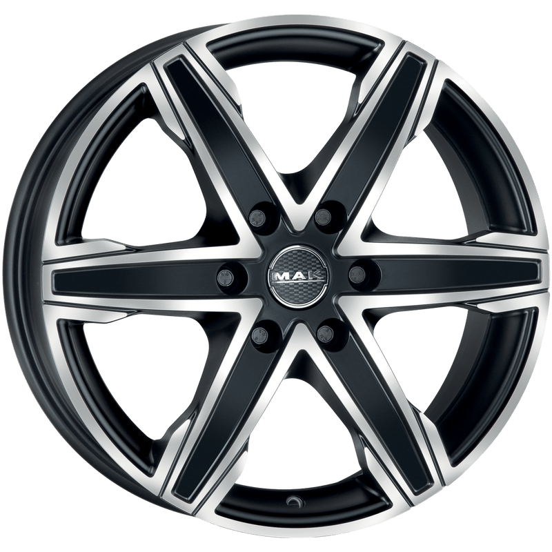Mak Wheels - KING6 - Black - ICE BLACK - 20" x 9", 38 Offset, 6x139.7 (Bolt Pattern), 67.1mm HUB