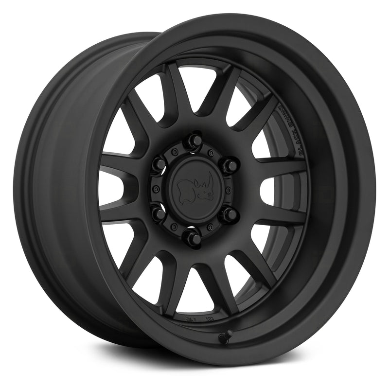 Black Rhino - GUIDE - Black - MATTE BLACK - 17" x 9", -10 Offset, 6x139.7 (Bolt Pattern), 106.1mm HUB