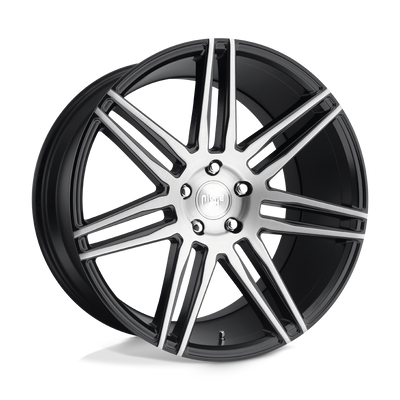 Niche - M178 TRENTO - Black - Gloss Black Brushed - 20" x 10.5", 42 Offset, 5x112 (Bolt Pattern), 66.6mm HUB