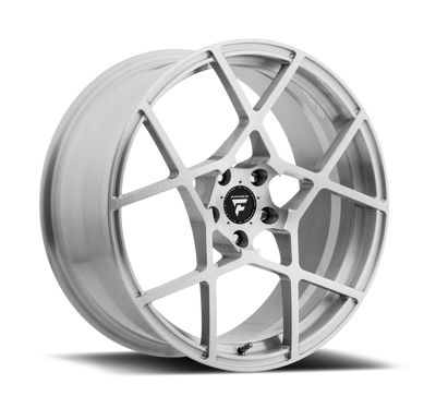 Fittipaldi Sport - FSF01 - Silver - Brushed Clear - 20" x 10.5", 25 Offset, 5x114.3 (Bolt Pattern), 66.1mm HUB