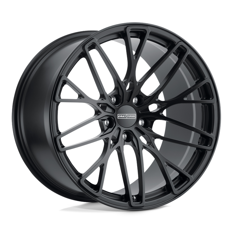 Cray Wheels - FALCON - Black - MATTE BLACK - 20" x 11", 76 Offset, 5x120.65 (Bolt Pattern), 70.3mm HUB